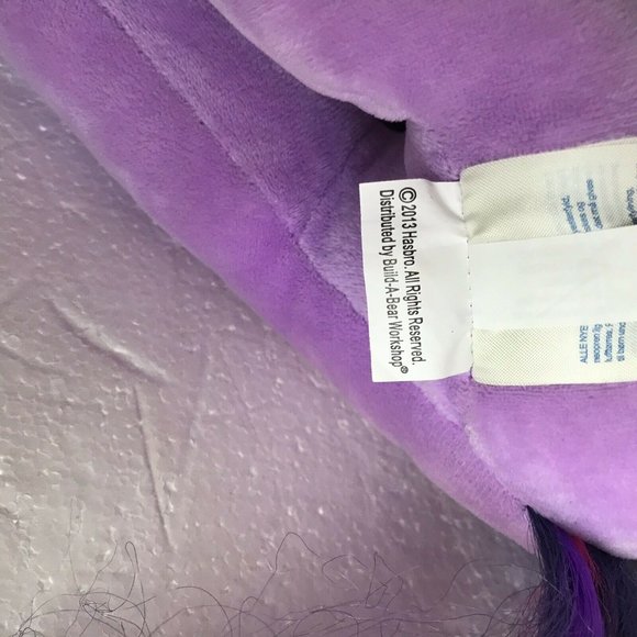 Build Bear Workshop TWILIGHT SPARKLE Purple Unicorn Pegasus My Little Pony Plush - Picture 12 of 12